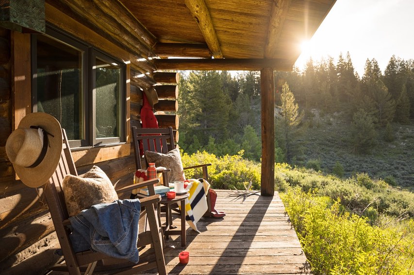 Duplex Cabin porch