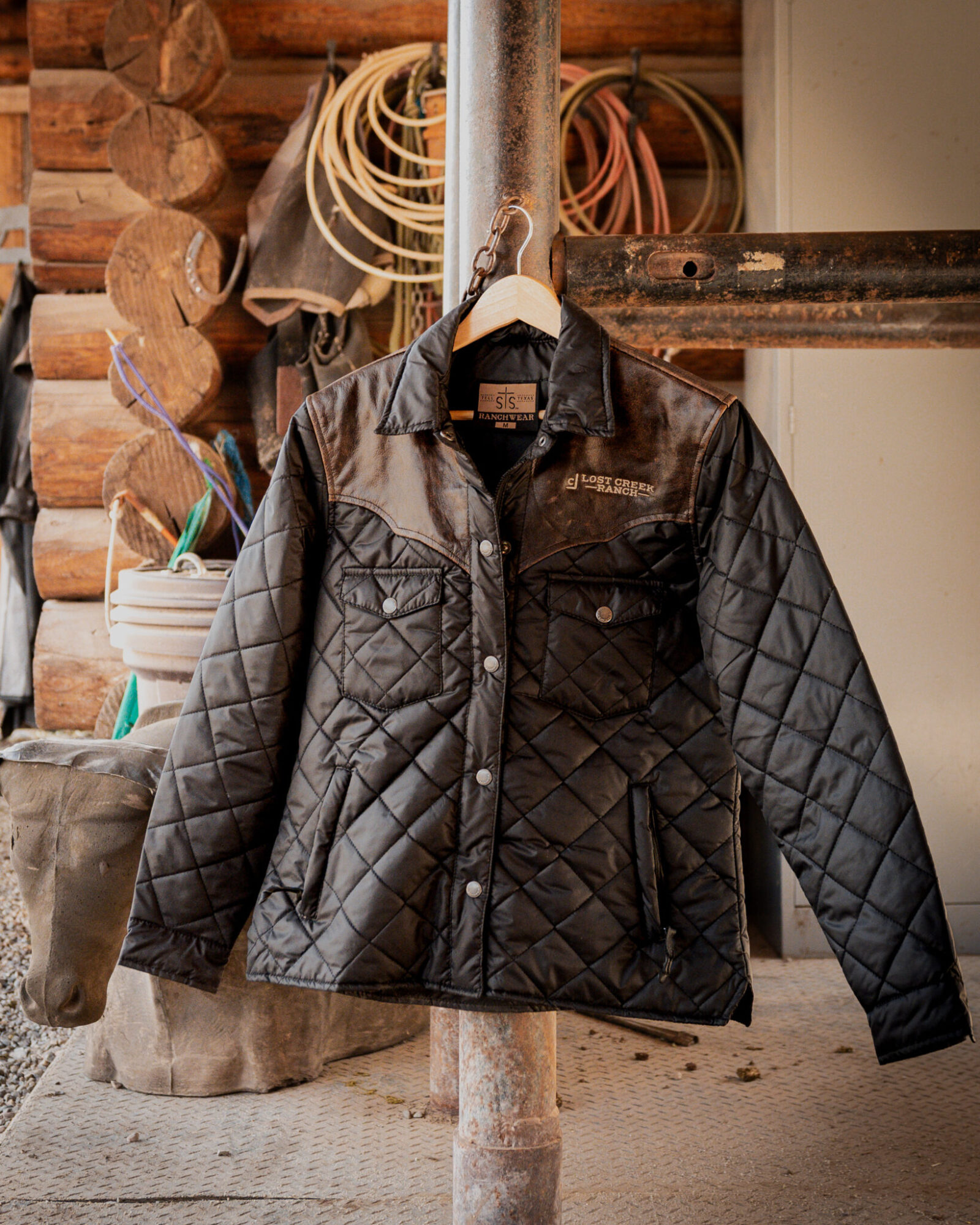 STS Ranchwear Ransom Jacket with Leather Yoke